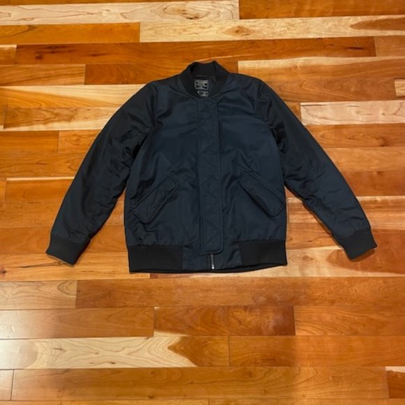 Abercrombie & Fitch MA-1 Bomber Navy Jacket - Women's Medium - Picture 2 of 7